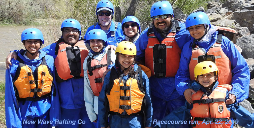The Alibhai family, at the County Line take-out, Racecourse run