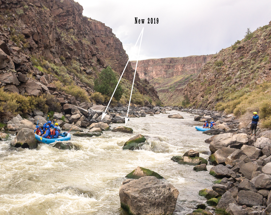 Final run of Boat Reamer rapid in the Taos Box.