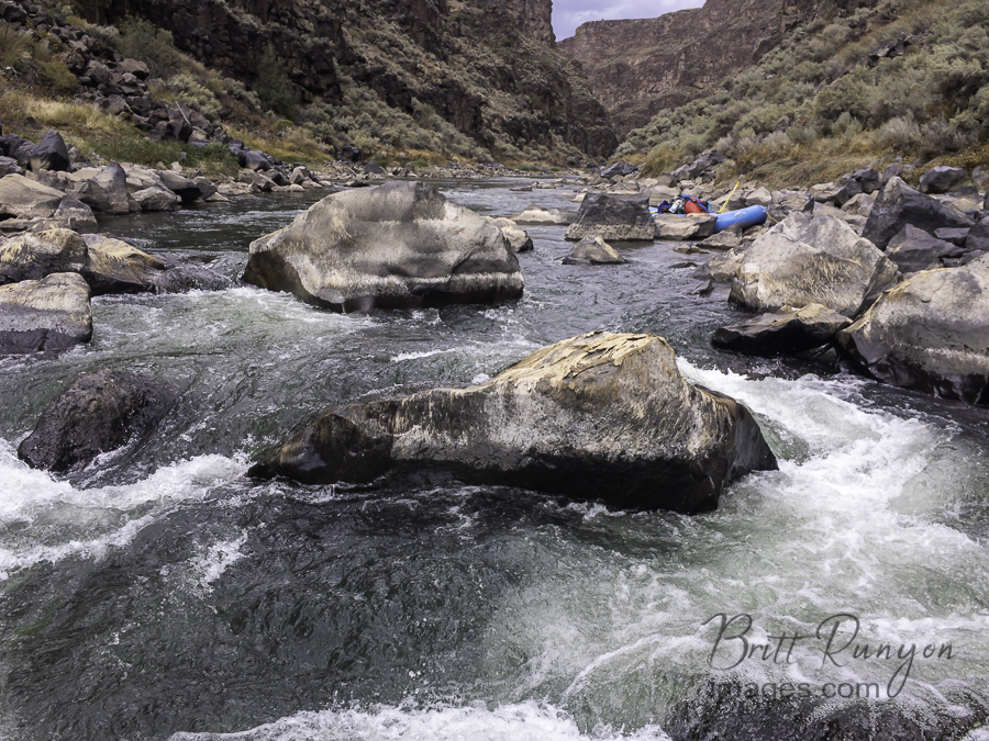 Entrance to Yellow Bank rapid.