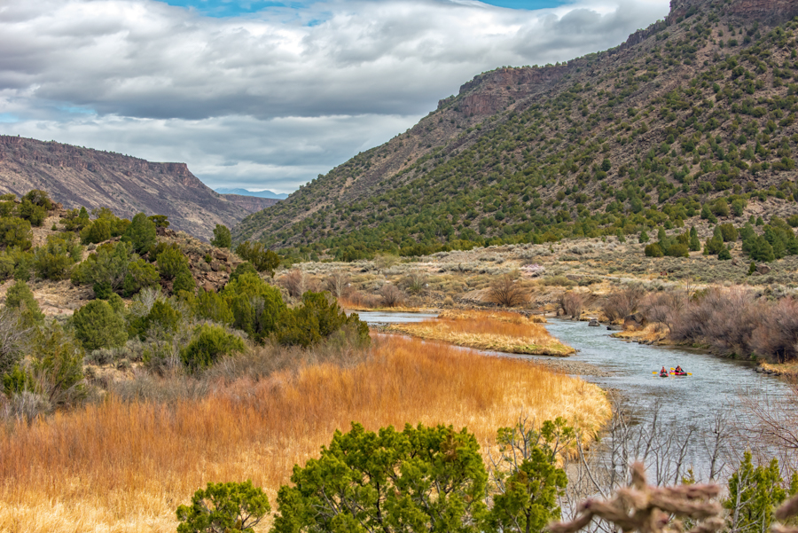 Flat water section of the Rio Grande.
