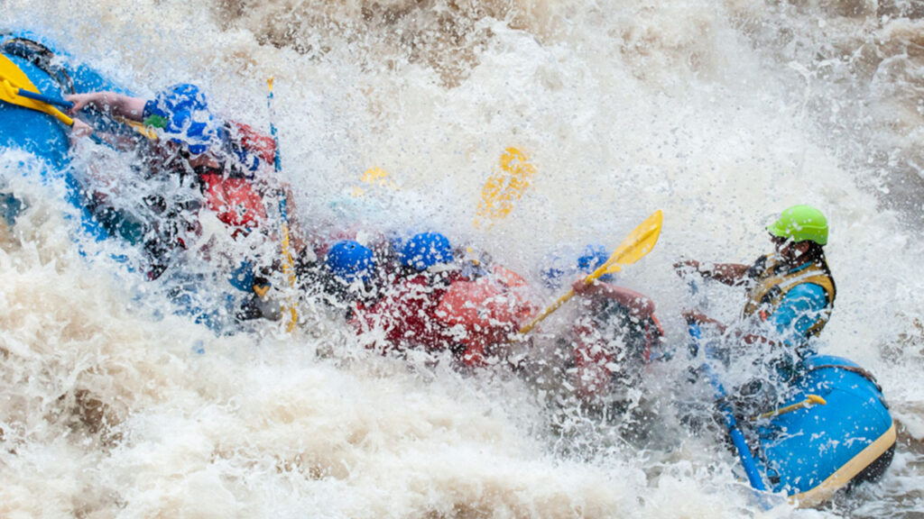 High water on the Racecourse section of the Rio Grande.