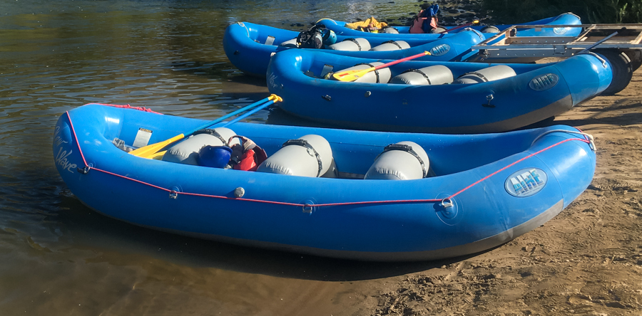 Raft on the Rio Grande.