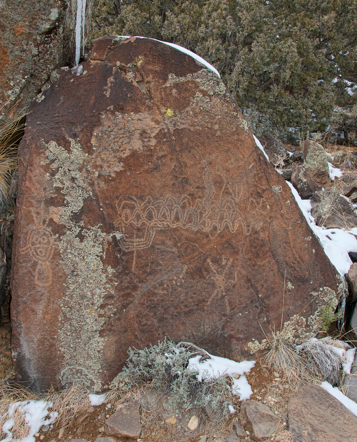 Petroglyphs on the Trail.