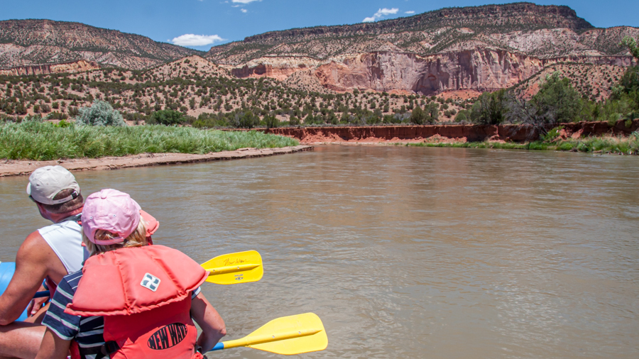 Rafting the Rio Chama of New Mexico.