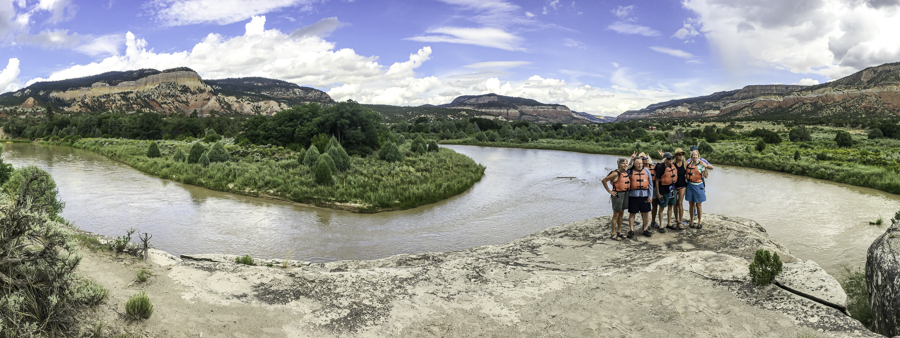 The views of the Rio Chama of New Mexico.